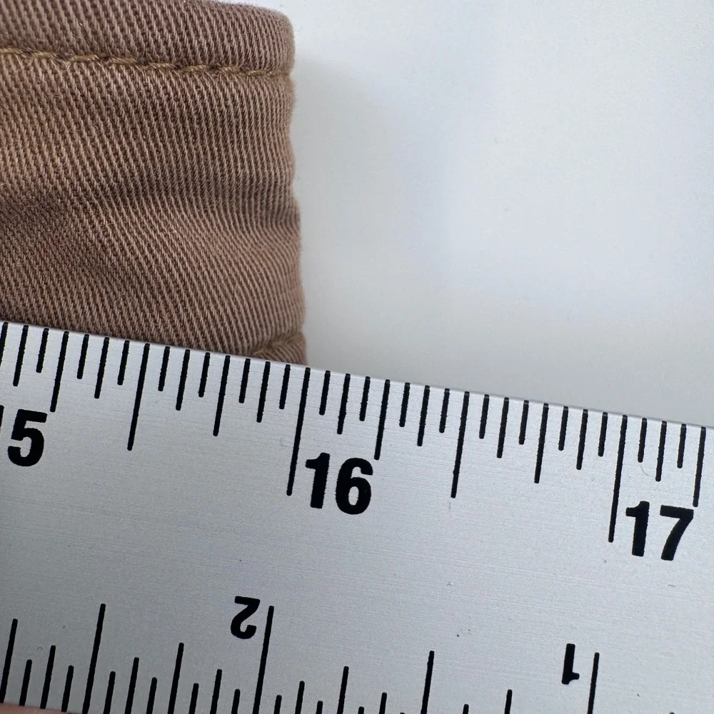 Zara Man Brown Comfort Easy Iron Stretch Chino Pants Mens 31‎